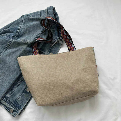 Printed Tassel Detail Tote Bag - Purcell's Clothing Company