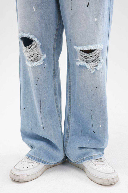 Distressed Jeans with Pockets - Purcell's Clothing Company