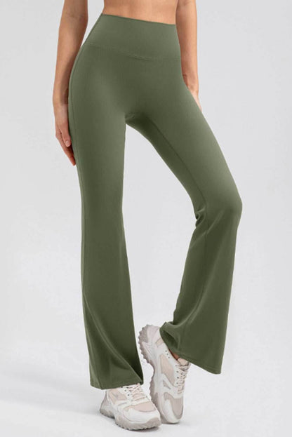 High Waist Straight Active Pants - Purcell's Clothing Company