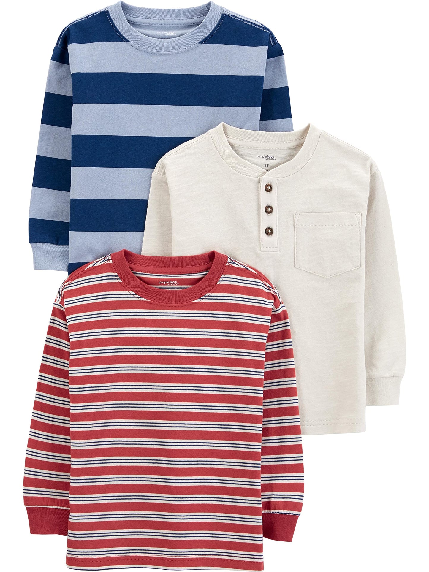 3 - Pack Long Sleeve Shirt - Purcell's Clothing Company - 