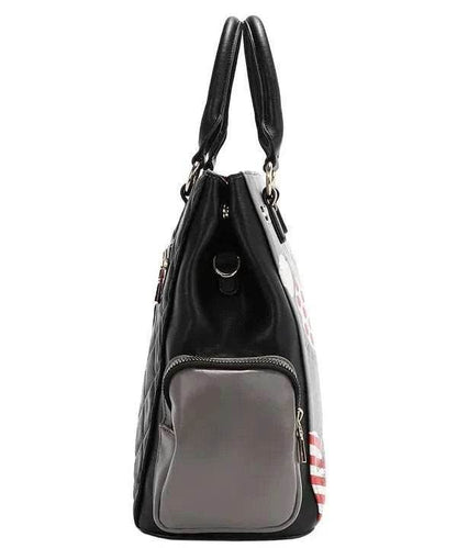 Nicole Lee USA Eco-Leather Handbag with Side Pockets - Purcell's Clothing Company