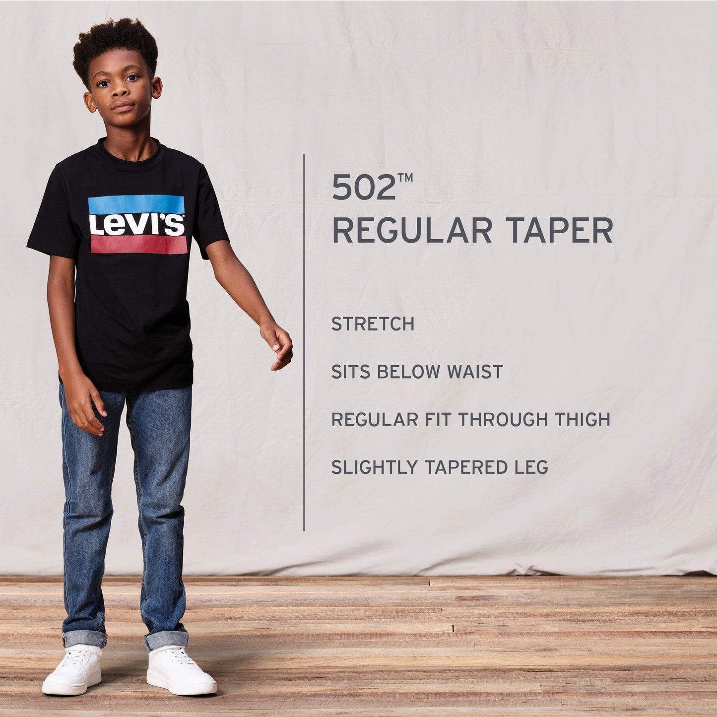 Levi's 502 Regular Fit Performance Jeans