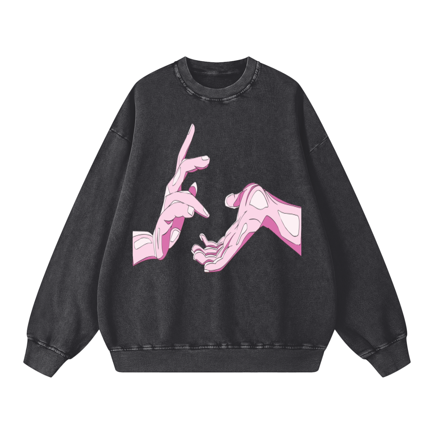 Not A Loser Snow Washed Oversized Sweatshirt (UNISEX)