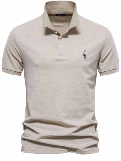 Embroidered Short Sleeve Polo - Purcell's Clothing Company