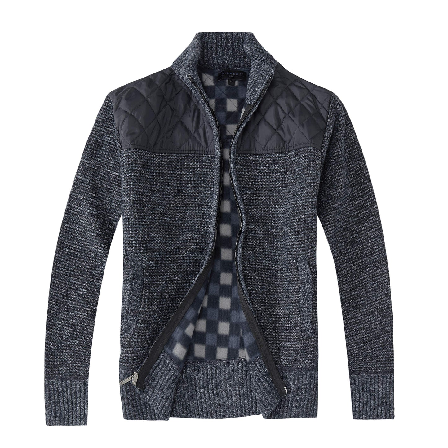 Regular Knitted Full Zip Cardigan