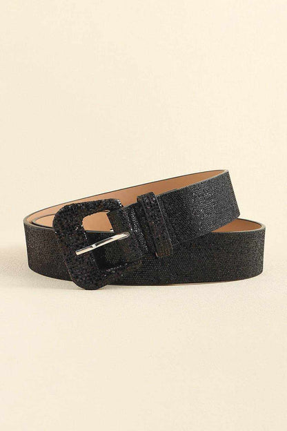 Glitter PU Leather Belt - Purcell's Clothing Company