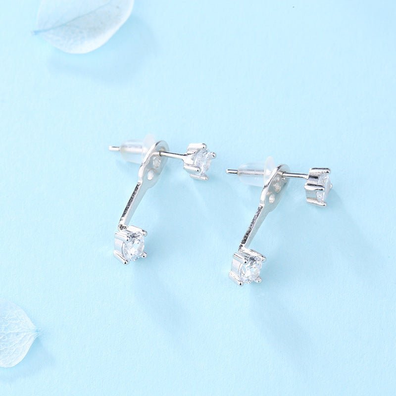 925 Silver Earrings Diamond - Purcell's Clothing Company - 0