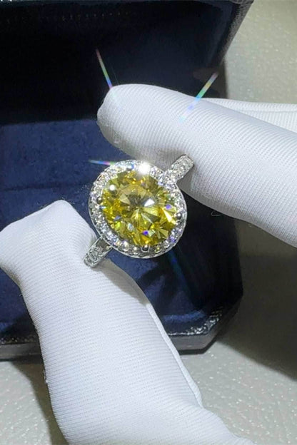 3 Carat Moissanite 925 Sterling Silver Ring - Purcell's Clothing Company