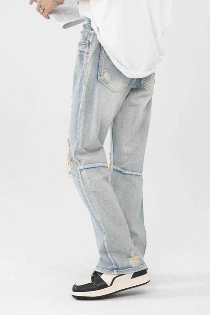 Men's Distressed Slit Jeans - Purcell's Clothing Company