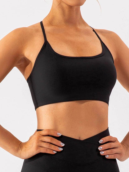 Spaghetti Strap Active Bra - Purcell's Clothing Company