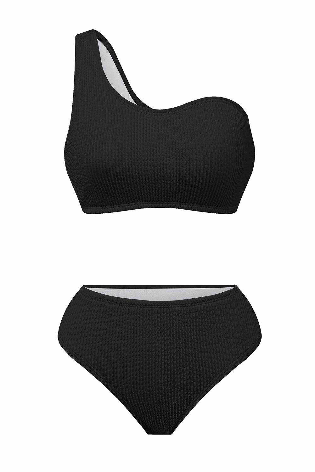 Single Shoulder Bikini Set - Purcell's Clothing Company