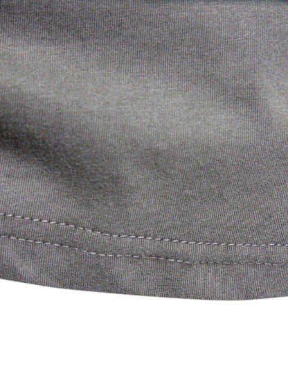 Solid Round Neck Long Sleeve T-Shirt - Purcell's Clothing Company