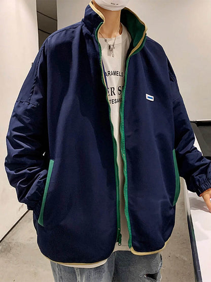 Color Block Zip Up Jacket - Purcell's Clothing Company