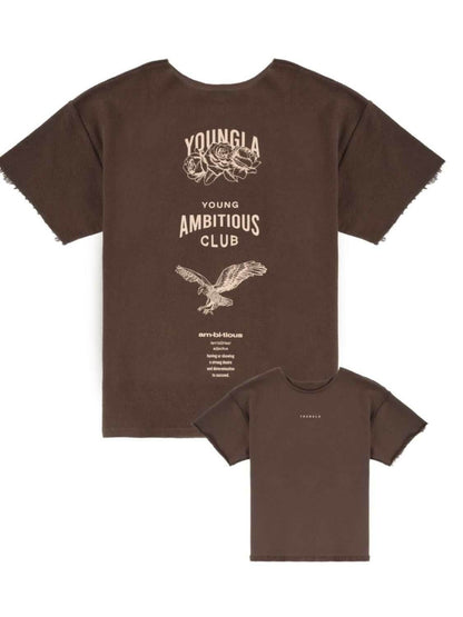 Graphic Round Neck Short Sleeve T-Shirt - Purcell's Clothing Company