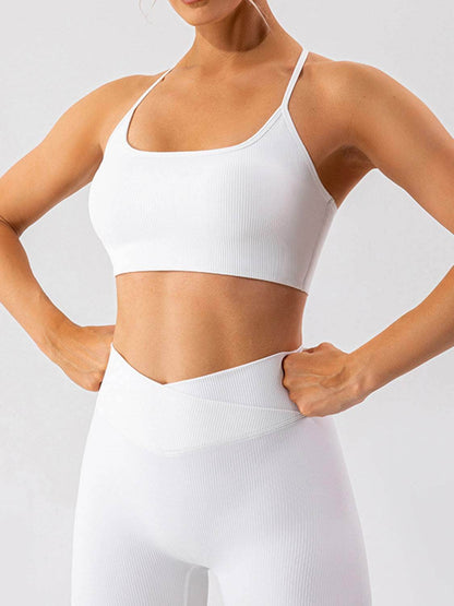 Spaghetti Strap Active Bra - Purcell's Clothing Company