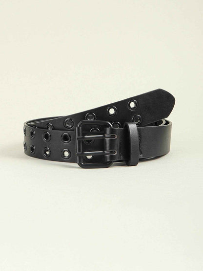 Grommet PU Leather Belt - Purcell's Clothing Company