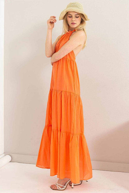 HYFVE Halter Neck Cover Up Maxi Dress - Purcell's Clothing Company