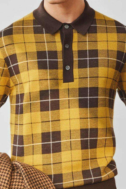 Plaid Short Sleeve Polo - Purcell's Clothing Company