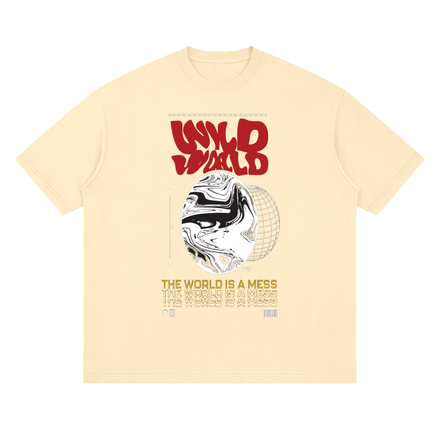 Wild World Streetwear Loose Drop Shoulder T-Shirt (UNISEX)