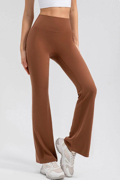 High Waist Straight Active Pants - Purcell's Clothing Company