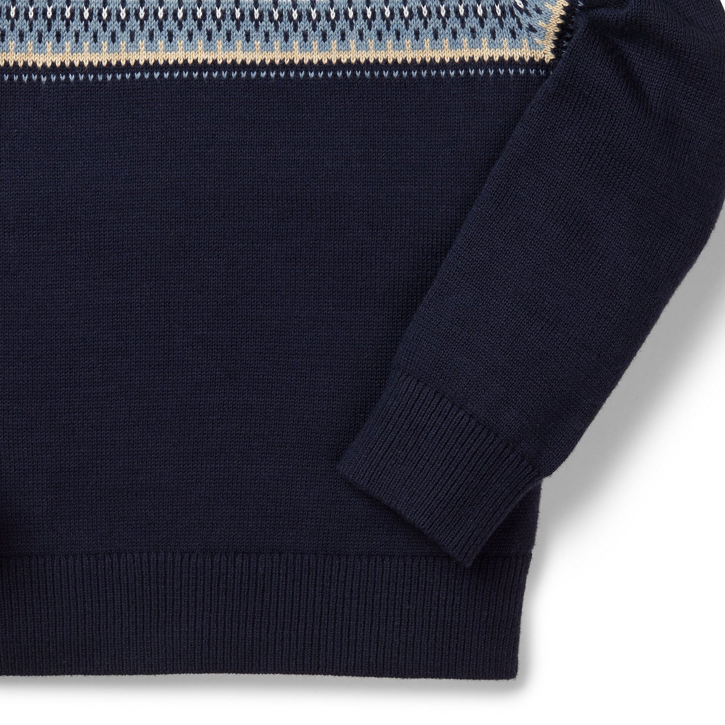 Hope & Henry Boys' Long Sleeve Crew Neck Pullover