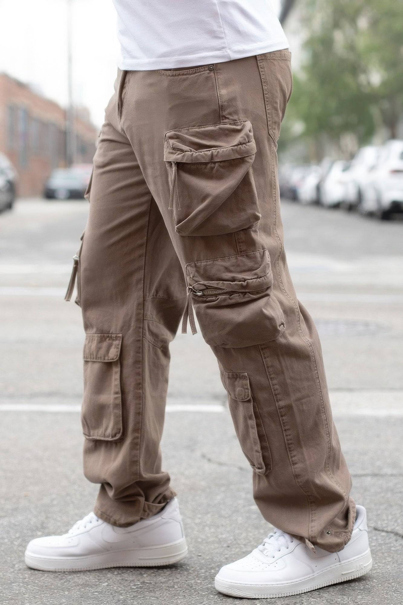 Baggy Fit Cargo Pants for Men