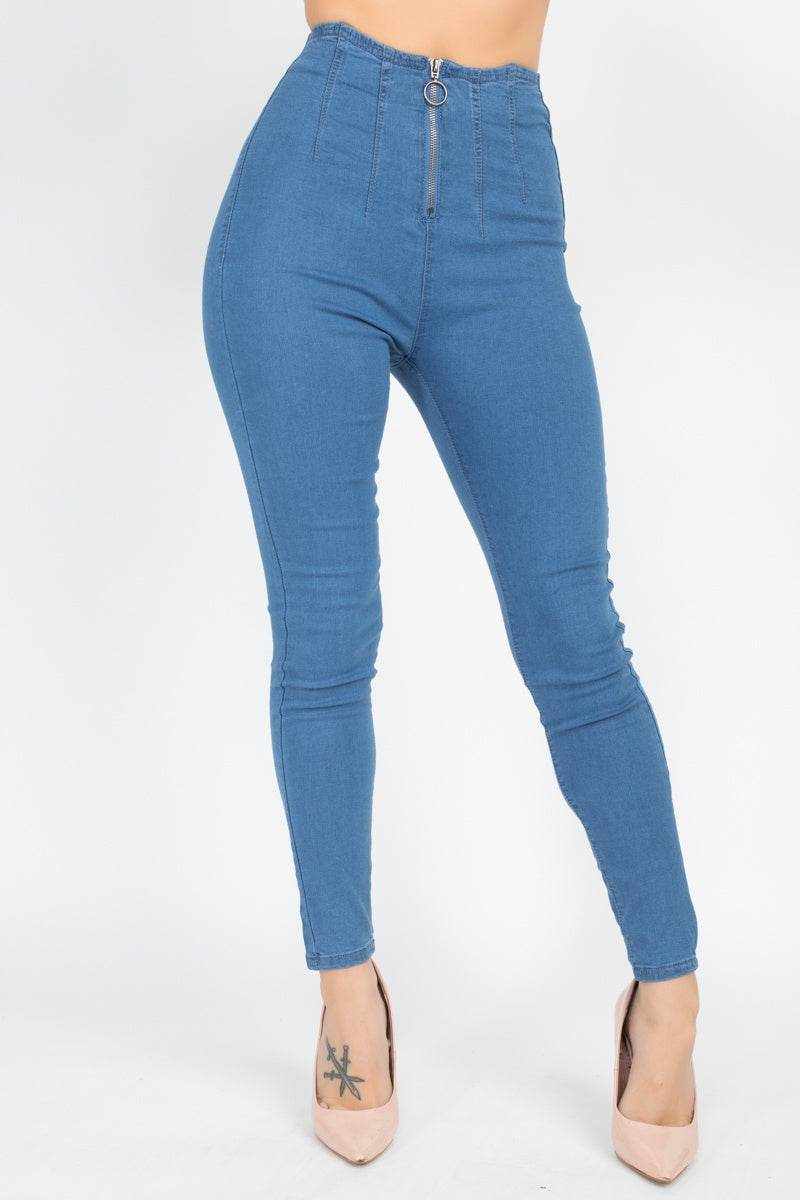 High Waist Denim Jeans - Purcell's Clothing Company