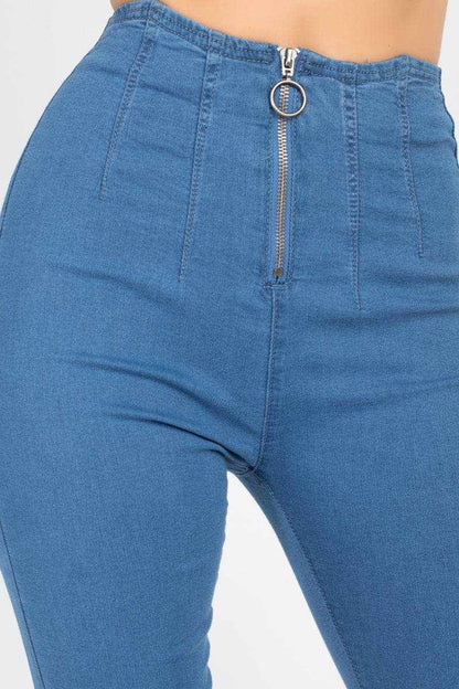 High Waist Denim Jeans - Purcell's Clothing Company