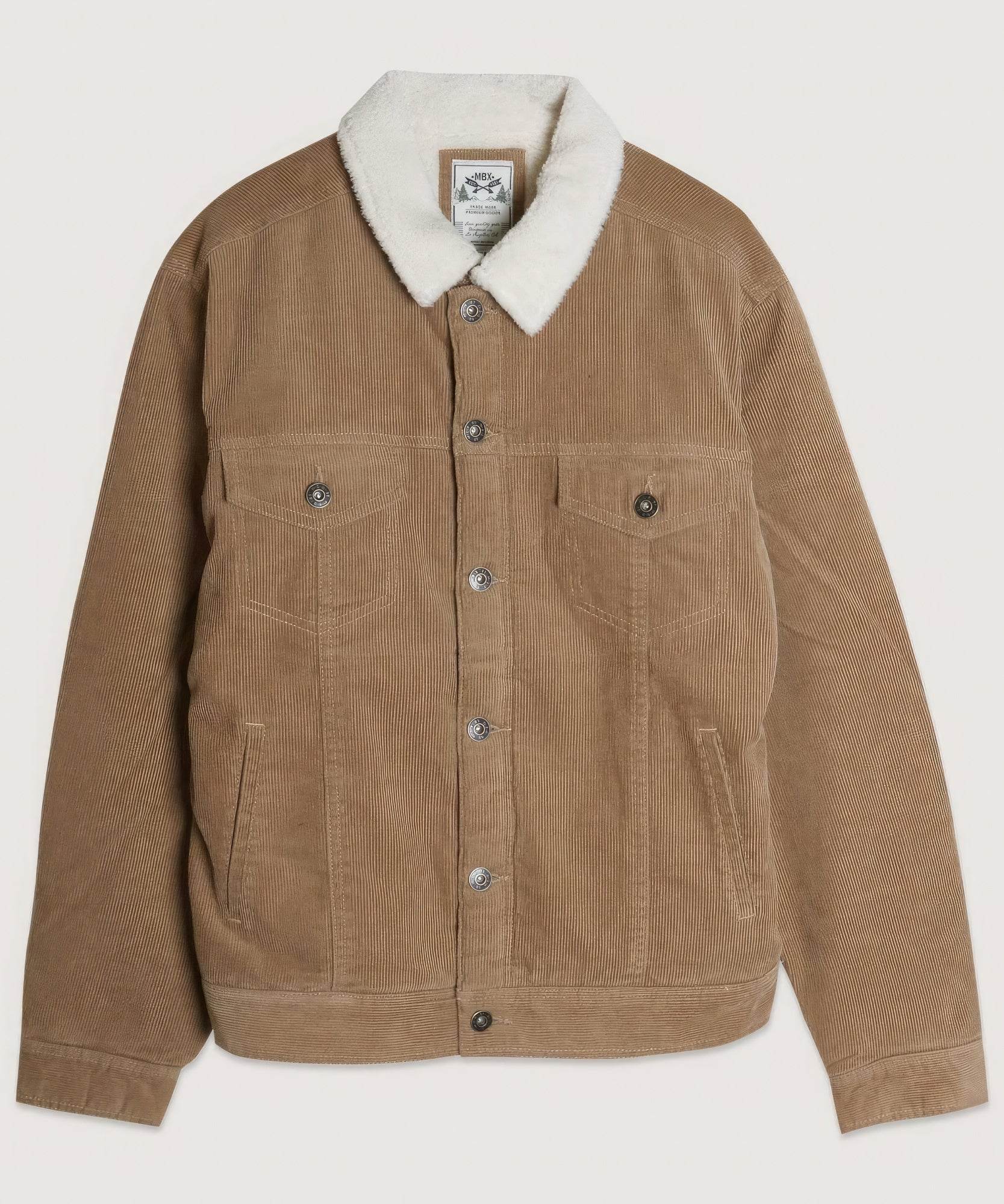 Casual Corduroy Lined Trucker Jacket - Purcell's Clothing Company