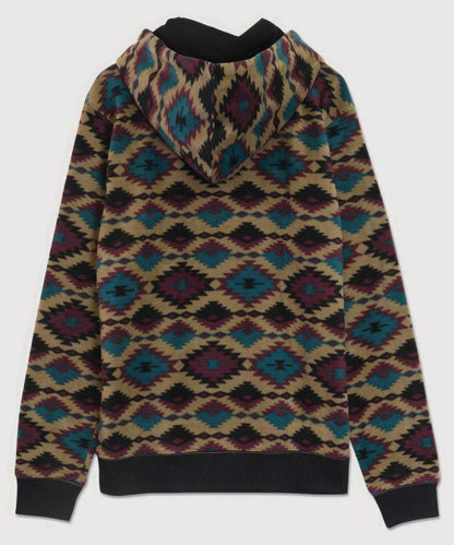 Aztec Diamond Print Hoodie - Purcell's Clothing Company