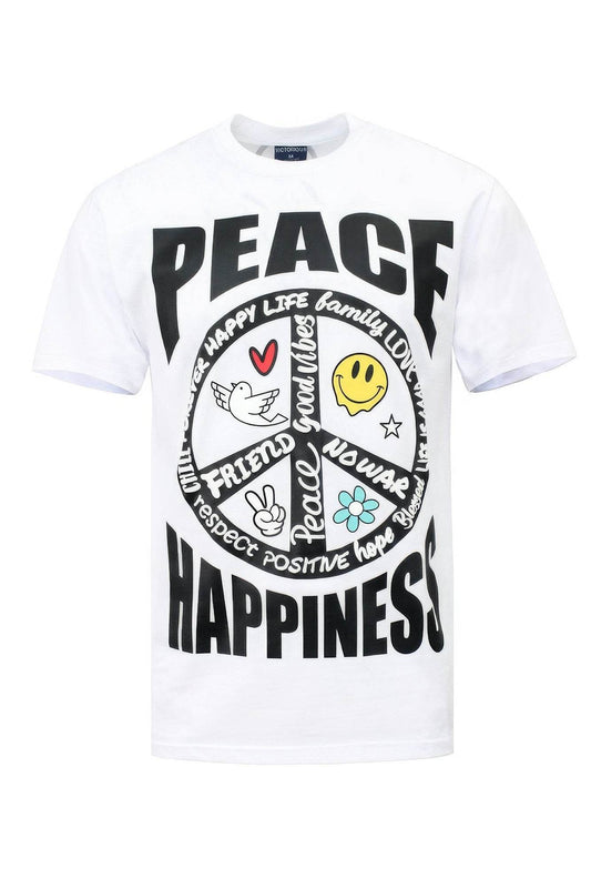 Peace Happiness T-shirts - Purcell's Clothing Company