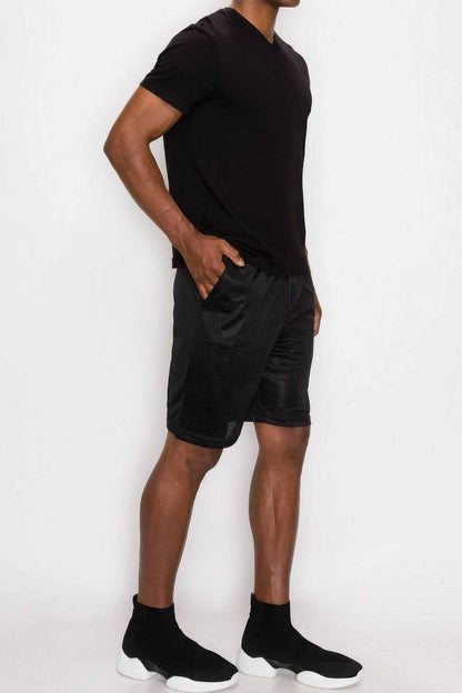 Men Mesh Basketball Shorts - Purcell's Clothing Company