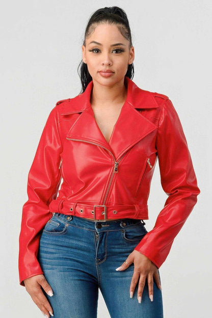 Pu Leather Jacket - Purcell's Clothing Company