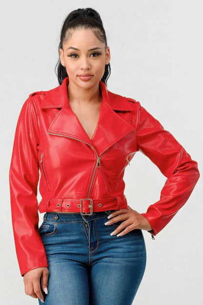 Pu Leather Jacket - Purcell's Clothing Company