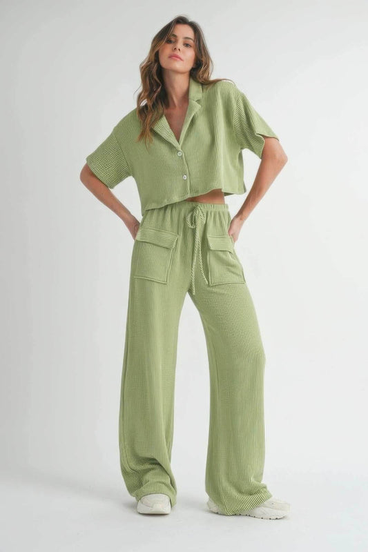 Button Up 2 Piece Set - Purcell's Clothing Company