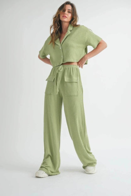 Button Up 2 Piece Set - Purcell's Clothing Company