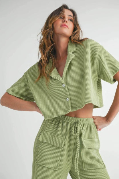 Button Up 2 Piece Set - Purcell's Clothing Company