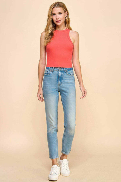 Heavy Ribbed Crop Tank Top - Purcell's Clothing Company