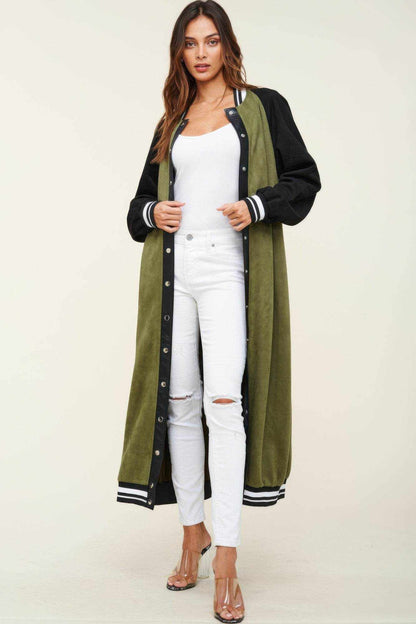 Maxi Faux Suede Jacket - Purcell's Clothing Company