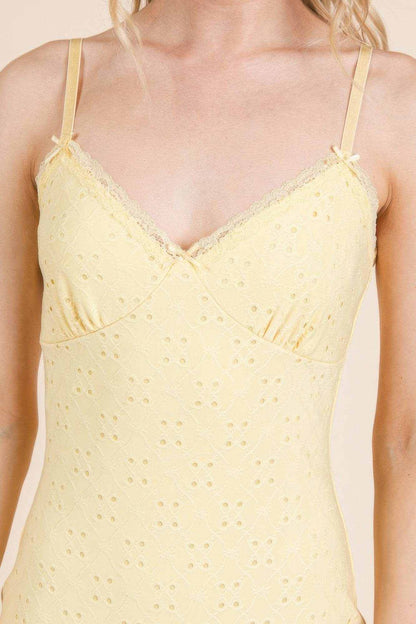 Eyelet Mini Dress - Purcell's Clothing Company