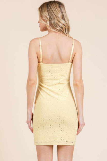 Eyelet Mini Dress - Purcell's Clothing Company