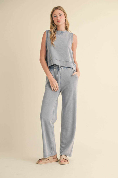 Mineral Wash Sleeveless Top - Purcell's Clothing Company