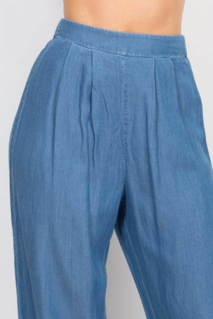 Tube Tied Top & Wide Pants Set - Purcell's Clothing Company