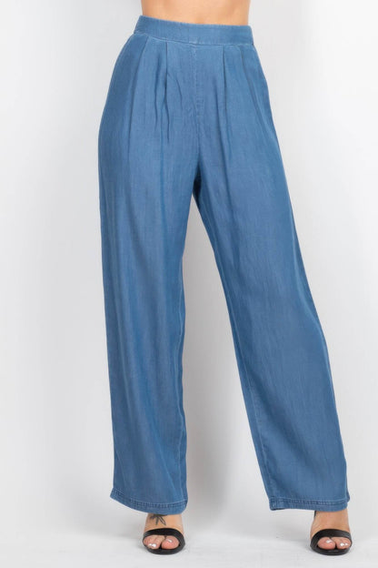 Tube Tied Top & Wide Pants Set - Purcell's Clothing Company