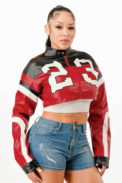 Cropped Moto Jacket - Purcell's Clothing Company