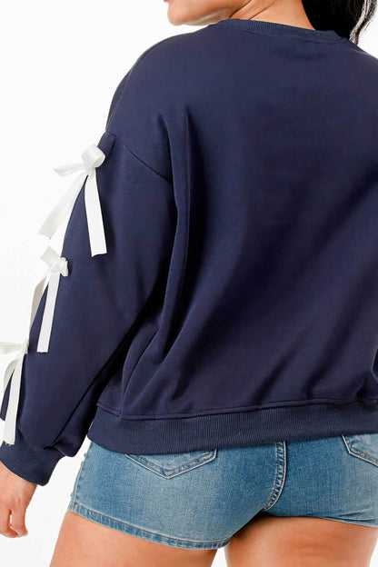 Casual Sweatshirts With Bow - Purcell's Clothing Company