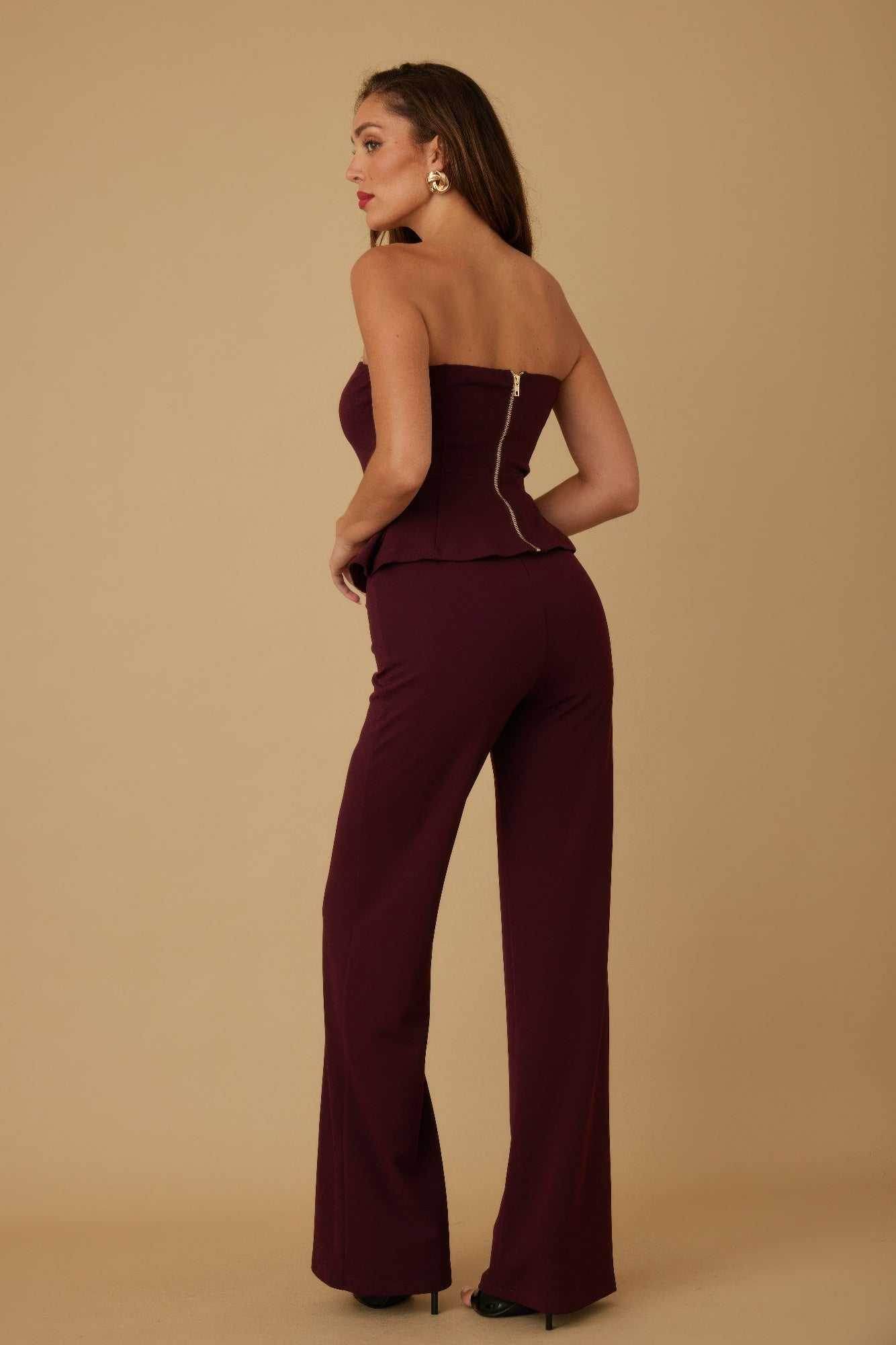 Scrunched Golden Stone Strapless Sets - Purcell's Clothing Company