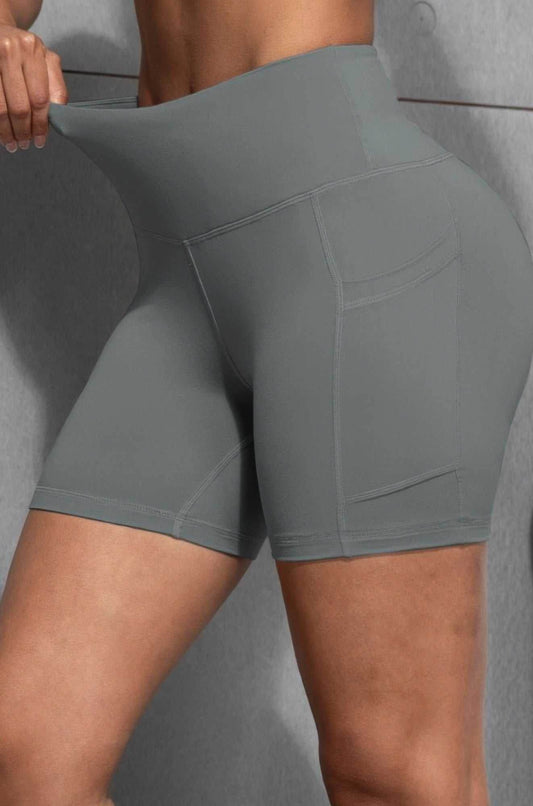 Sports Yoga Shorts With Pockets - Purcell's Clothing Company