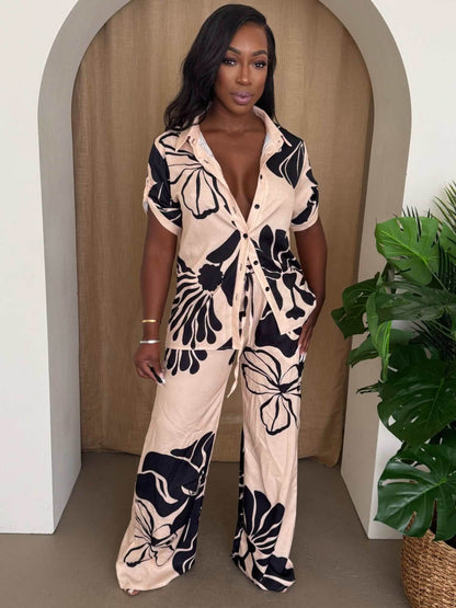 Noir Bloom Pants Set - Purcell's Clothing Company