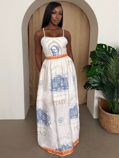 Italian Escape Maxi Dress - Purcell's Clothing Company